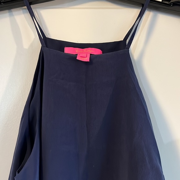 Lilly Pulitzer “Rae” Square Neck Silk Tank - Picture 2 of 13